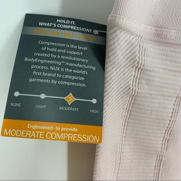 NUX Yoga Workout Leggings Light Pink Women's Size Small - Picture 3 of 8